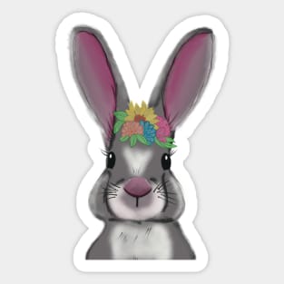 Easter bunny Watercolor Sticker